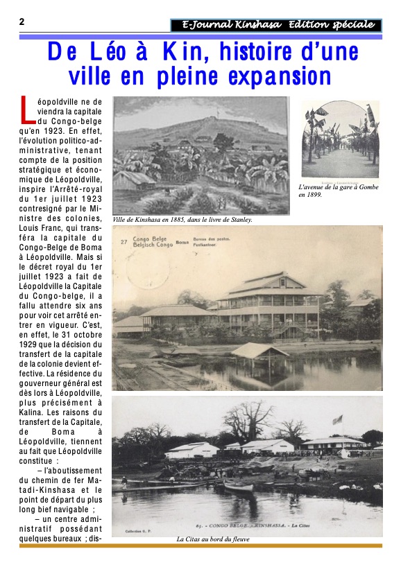 Léopoldville de 1923 à 1960 2