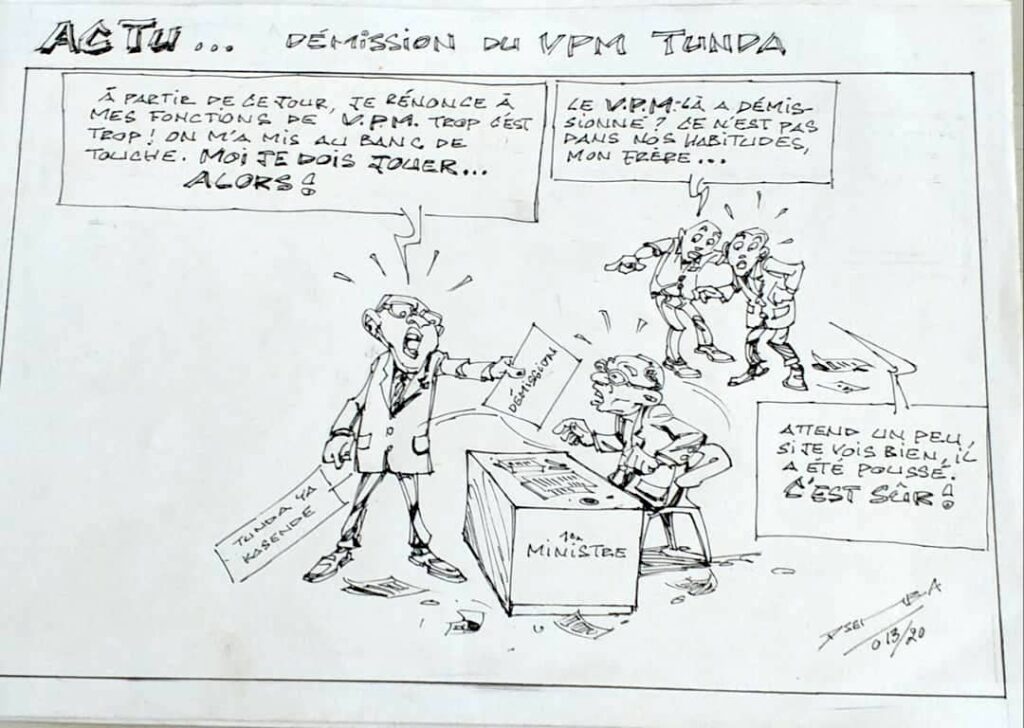 "L'actu politico-judiciaire" vu par Djeis Djemba 1