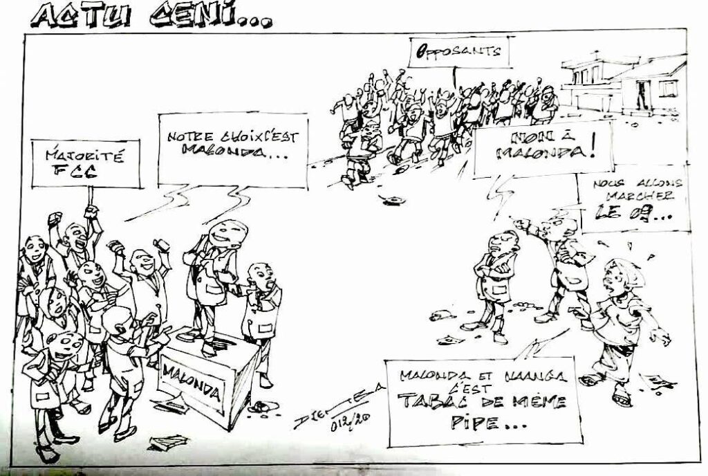 "La CENI" vu par Djeis Djemba 1