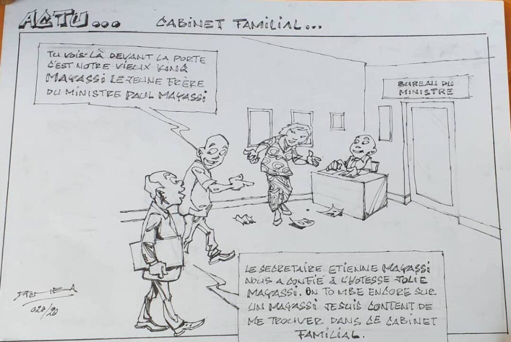 "L'actu politico-judiciaire" vu par Djeis Djemba 1