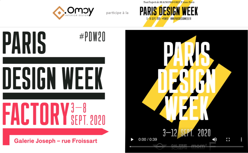 Fifi Kikangala et Omoy Interior Design à la Paris Design Week 11