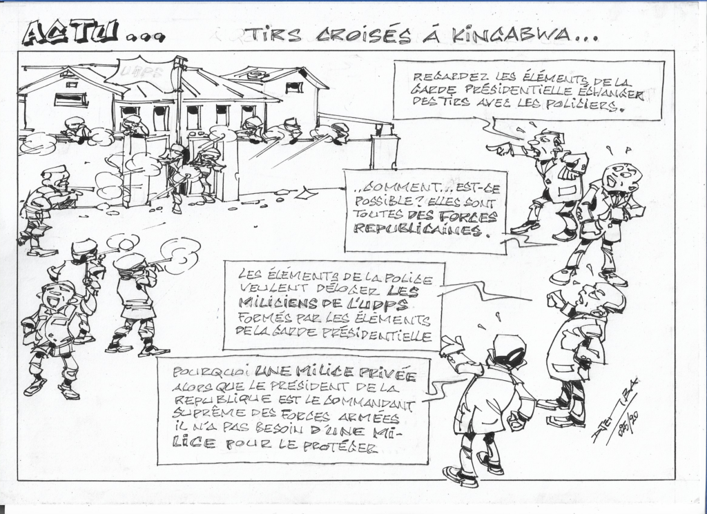 "L'actu économico-politico-judiciaire" vu par Djeis Djemba 1