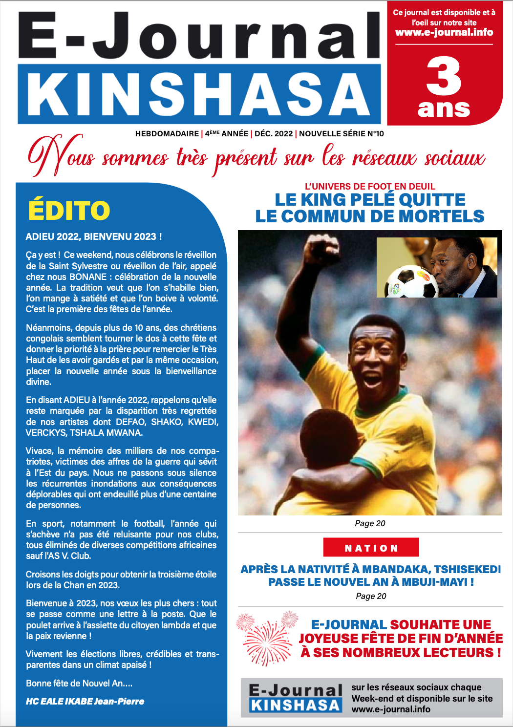 E-Journal 2022/10 - E-Journal Kinshasa