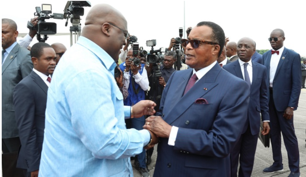 Félix Tshisekedi et Dénis Sassou-N’Guesso en tête-à-tête à Oyo 1