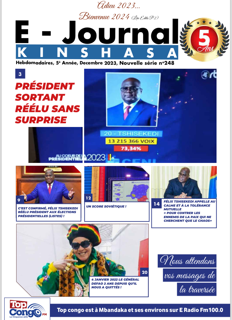 e-journal 38 - E-Journal Kinshasa