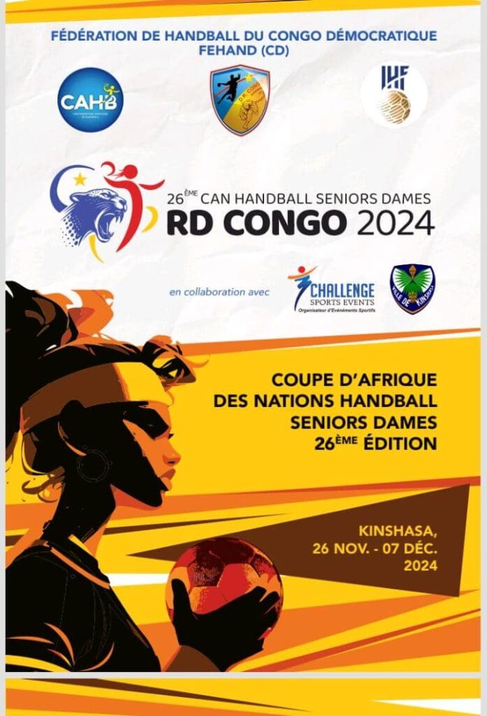 La CAN Féminine de Handball Senior 2024 : Kinshasa, prête à accueillir l'élite du handball africain du 28 novembre au 10 décembre ! 1