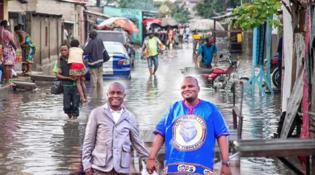 Effet pluie à Kin