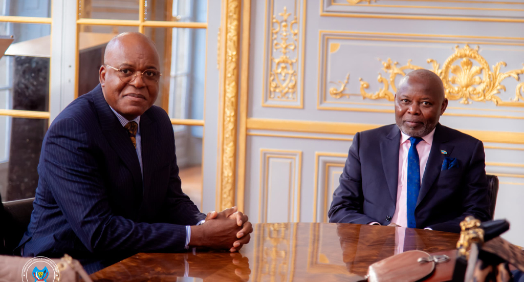 A Paris, Vital Kamerhe salue le travail abattu par Emile Ngoy, Ambassadeur de la RDC en France. 1