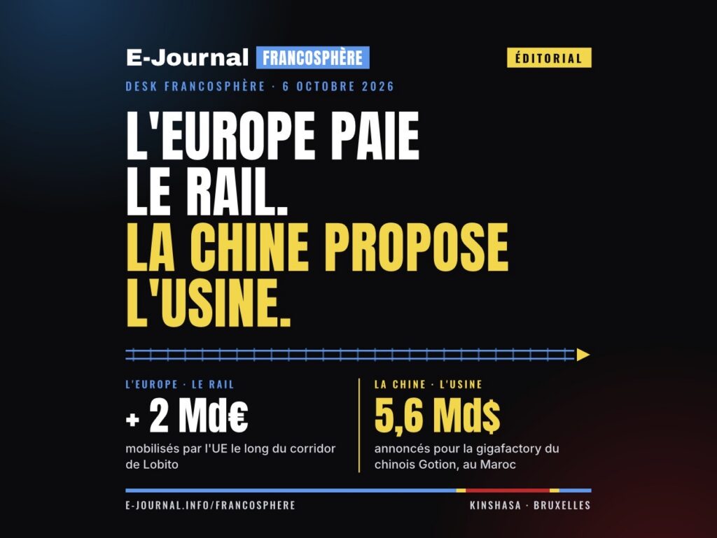 L'Europe paie le rail. La Chine propose l'usine. 1